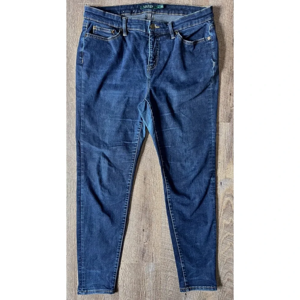 Lauren Ralph Lauren Women's‎ Premier Skinny Jeans size 14W